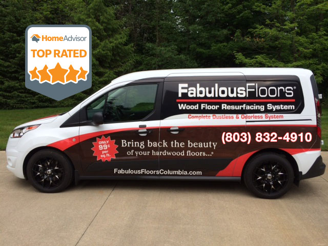 fabulous floors van parked outside